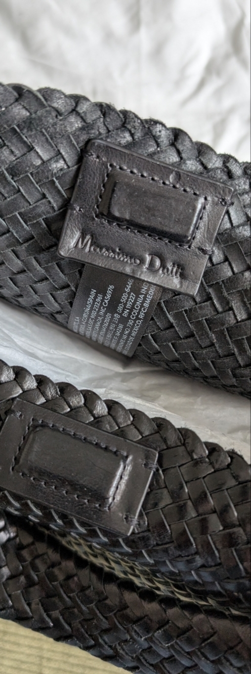Massimo Dutti Nappa leather woven bag - Picture 5 of 13